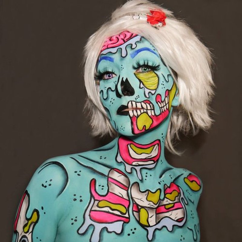 Graftobian Makeup ProPaint Face & Body Paint - Tropic Teal 30ml - Halloween Makeup - Costume Makeup for Adults - Body Paints for Adults - Face Paint Makeup - Skin Paint - Makeup Paint