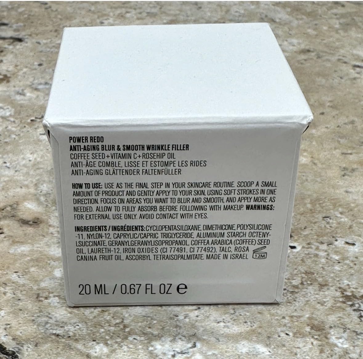IL MAKIAGE - Power Redo Wrinkle Fix - Advanced Anti-Aging Blur & Smooth Wrinkle Filler - Coffee Seed + Vitamin C + Rosehip Oil - 20 ML