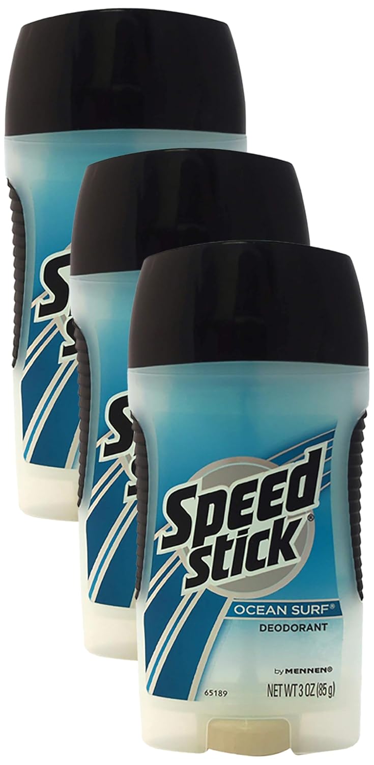 Speed Stick Clear Solid Deodorant, Ocean Surf 3 oz (Pack of 9)