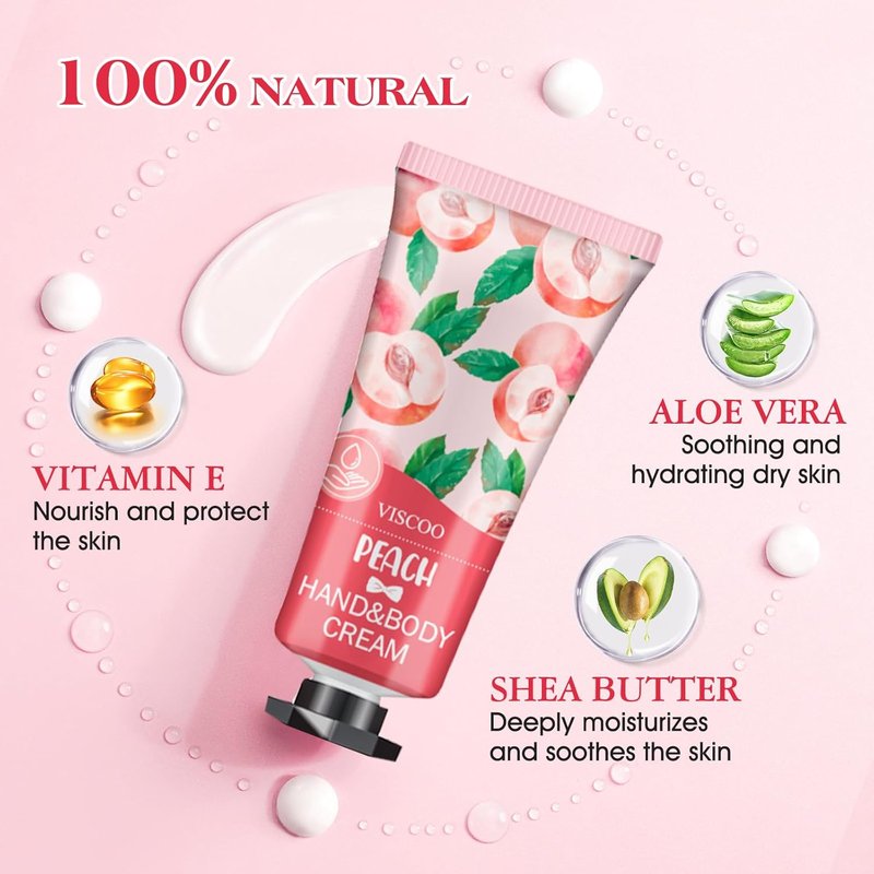 Hand Cream Gift Set for Women - 7 Moisturizing Mini Lotions | Perfect for Teacher Appreciation & Graduation