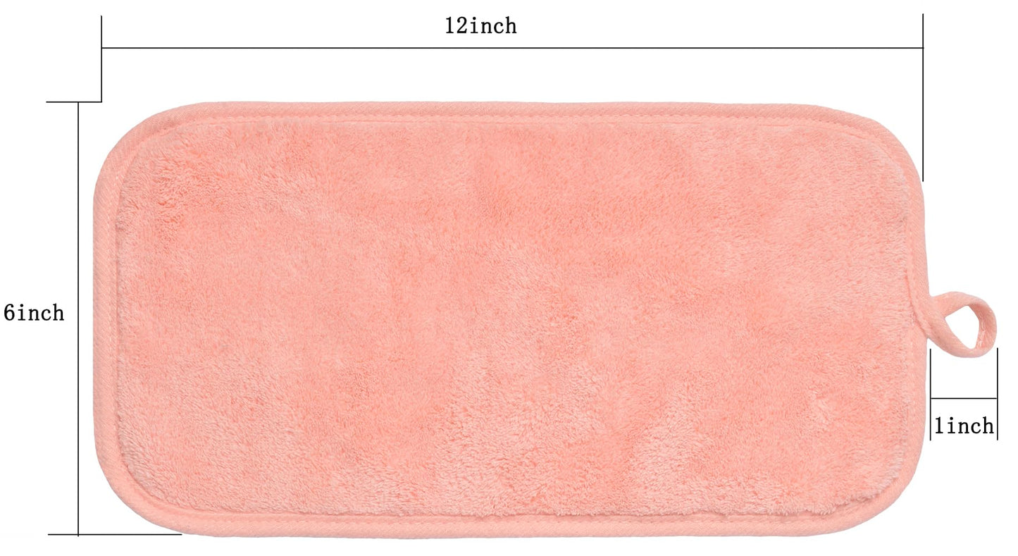 Makeup Remover Cloths Face Pads Reusable Microfiber Facial Cleansing Cloths