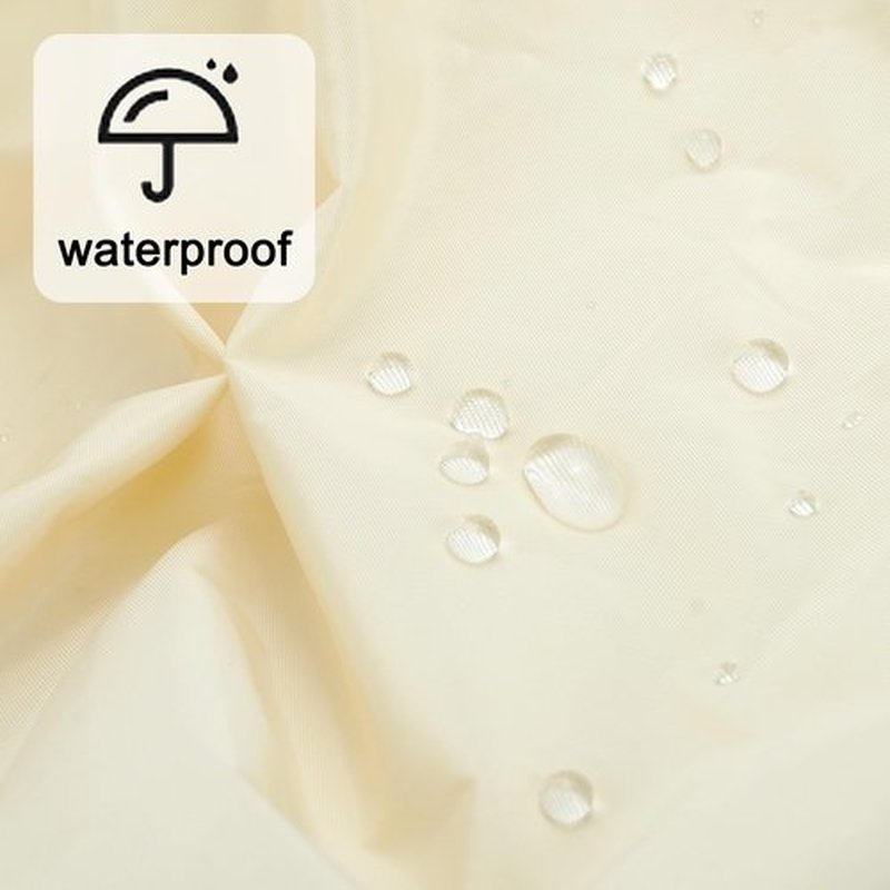Reusable Shower Cap for Women, Large Waterproof Shower Bonnet Washable Elastic Band Bath Hair Hat for Long Hair, Braids(Champagne)