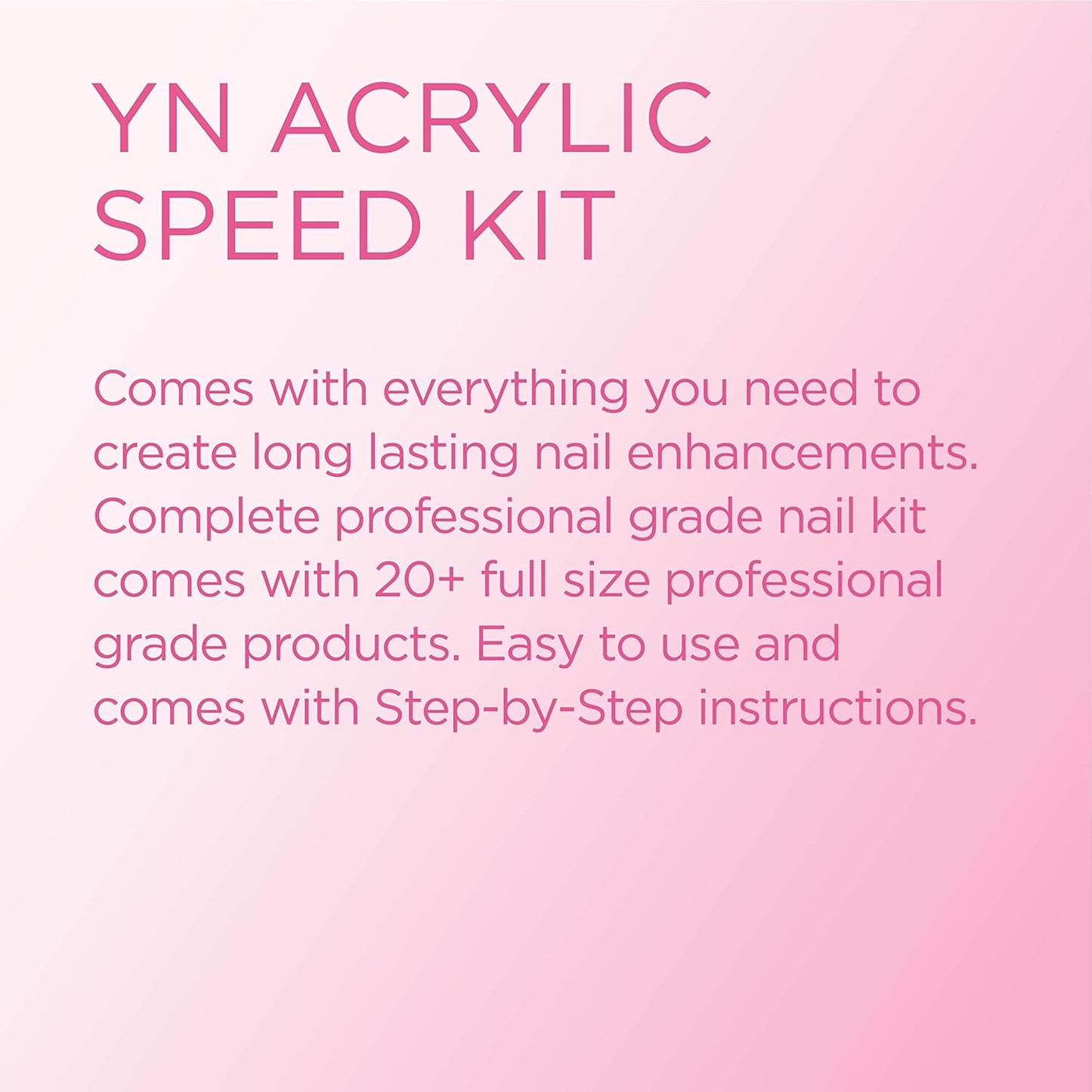 Young Nails Professional Kits & Accessories for Home Nail Kit, Starter Kit, Beginners, and/or Nail Professionals