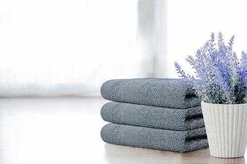 Premium Wash Cloths Pack of 12 (13" x 13" Inches)- 100% Combed Ring Spun Cotton WashCloth - Luxury Washcloths – Ultra Soft Face Towels - Highly Absorbent Wash Cloth for Face (Silver Grey)