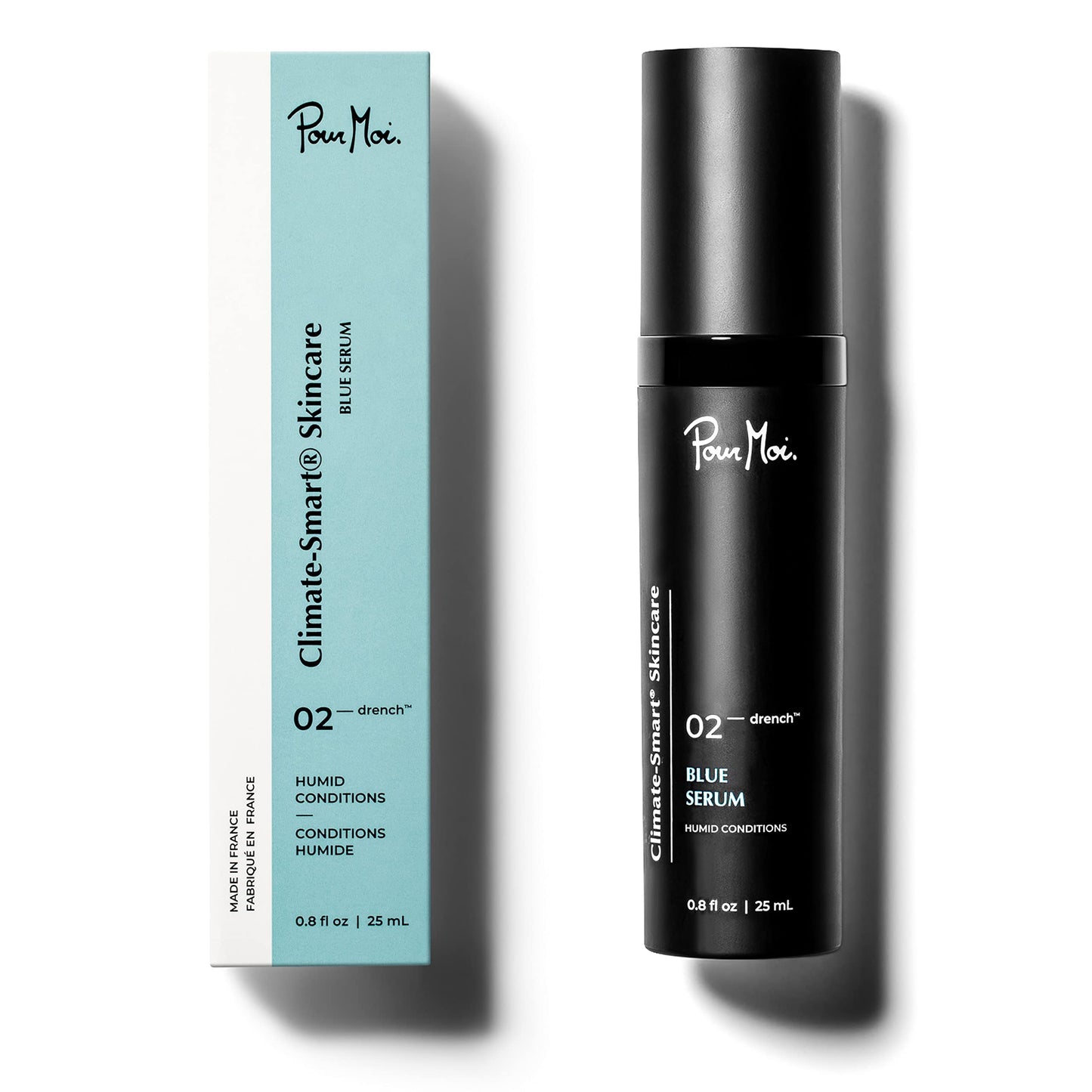Pour Moi Blue Serum Climate-Smart Anti-Aging Formula with Hyaluronic Acid, Retinol, and Vitamin C