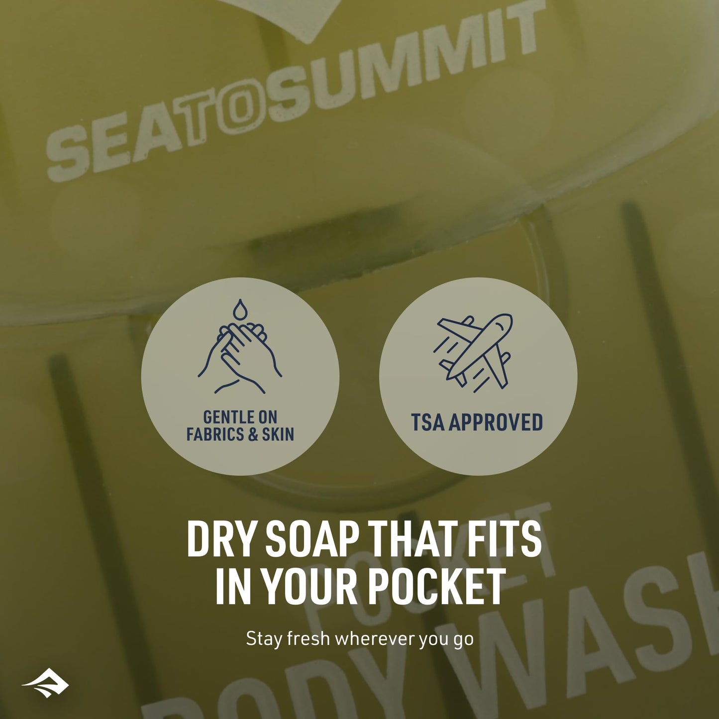 Sea to Summit Trek and Travel Pocket Body Wash, 3-Pack
