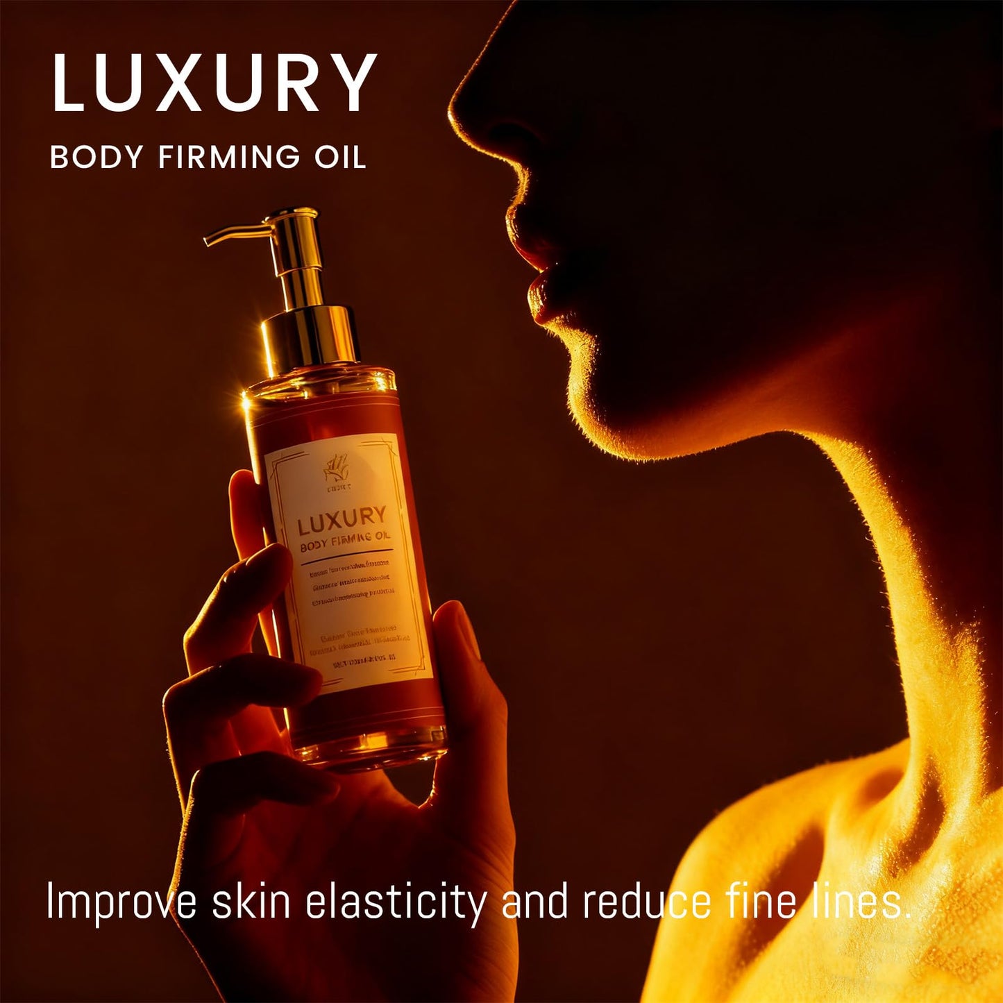 Body Firming Oil - Luxury Toning & Tightening Treatment for Crepey Skin - Hydrating, Nourishing Elixir to Improve Skin Texture & Elasticity - 120ml (3)