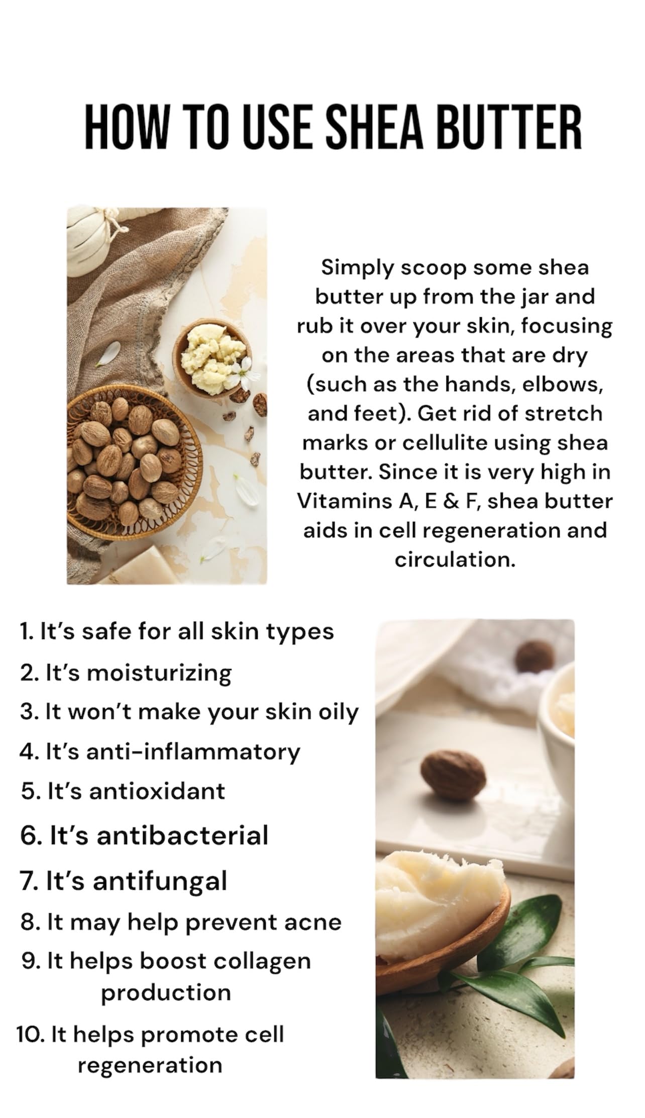 Raw African Shea Butter 100% Natural, Strawberry Scented, Unrefined & Fresh Moisturizer, Ideal for Dry Skin, Soothing & Restorative for Body & Face, Helps with Eczema, 35 oz