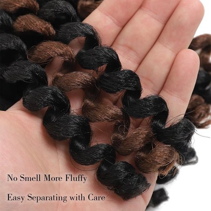 Wand Curl Crochet Braids Hair 8 Inch Jamaican Wand Curl Ombre Crochet Hair Jamaican Bounce Crochet Hair Colored Crochet Braids Ringlet Twist Hair Extension Crochet Hair(5PCS,1BP30)