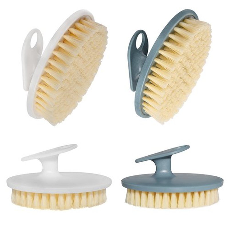 INNERNEED PP Shower Brush Body Exfoliating Scrubber, for Deep Clean Body Wash, Cellulite Treatment, Lymphatic Drainage and Blood Circulation Improvement (Pack of 4)
