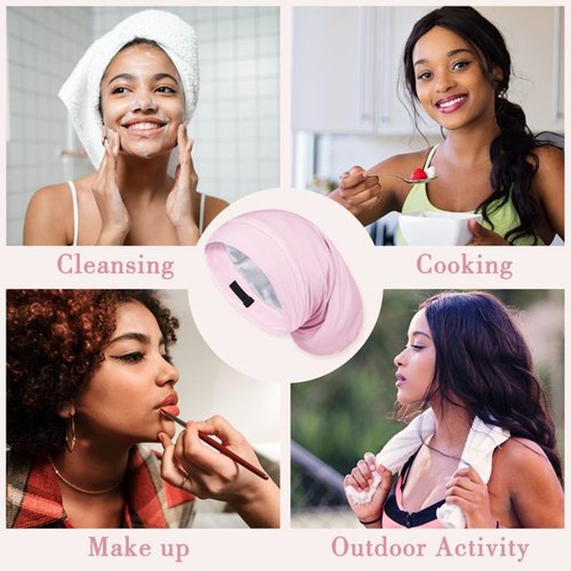 Fittia Satin Bonnet for Women: Large for Curly Long Hair, Silky Satin Hair Wrap for Sleeping, No Frizzy Hair, Adjusatbale Stay on