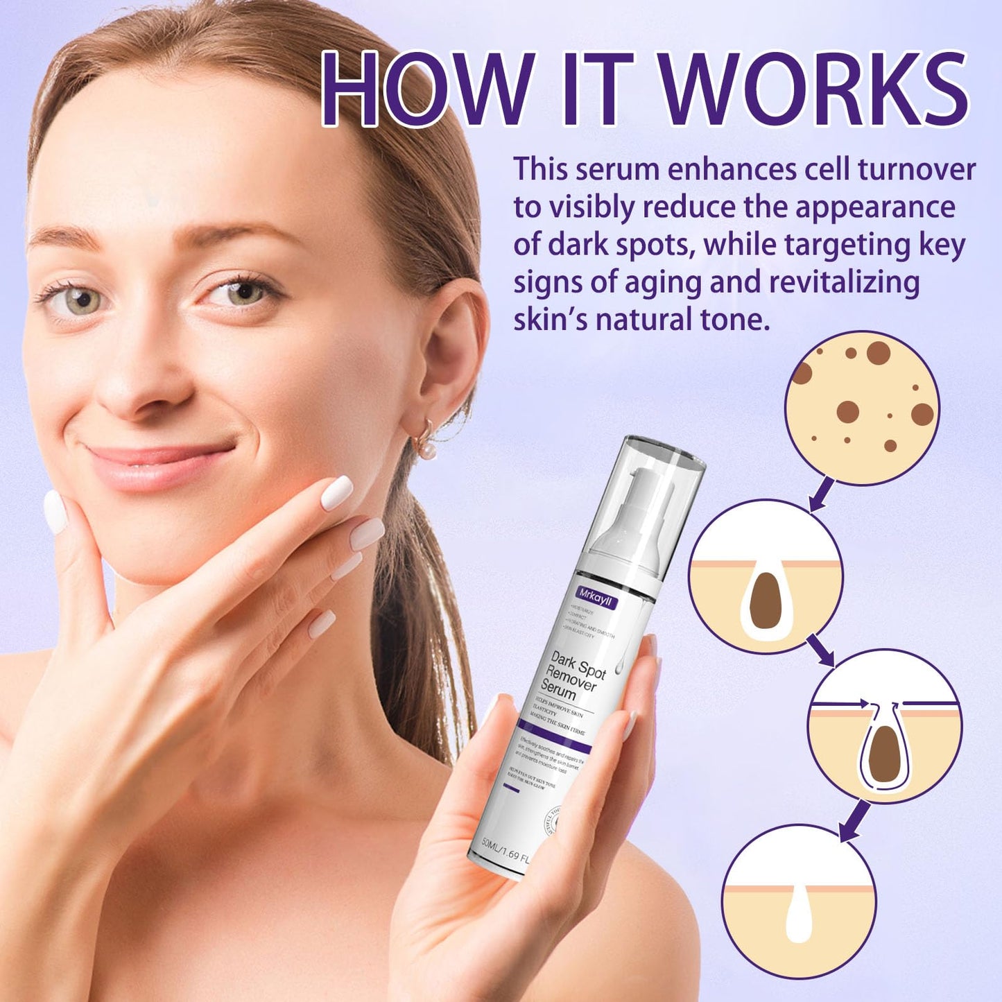 Dark Spot Remover for Face and Body – Niacinamide Correcting Serum for Melasma, Sun Spots, Acne Marks – Gentle Tone-Correcting for Sensitive Skin & Pregnant Women