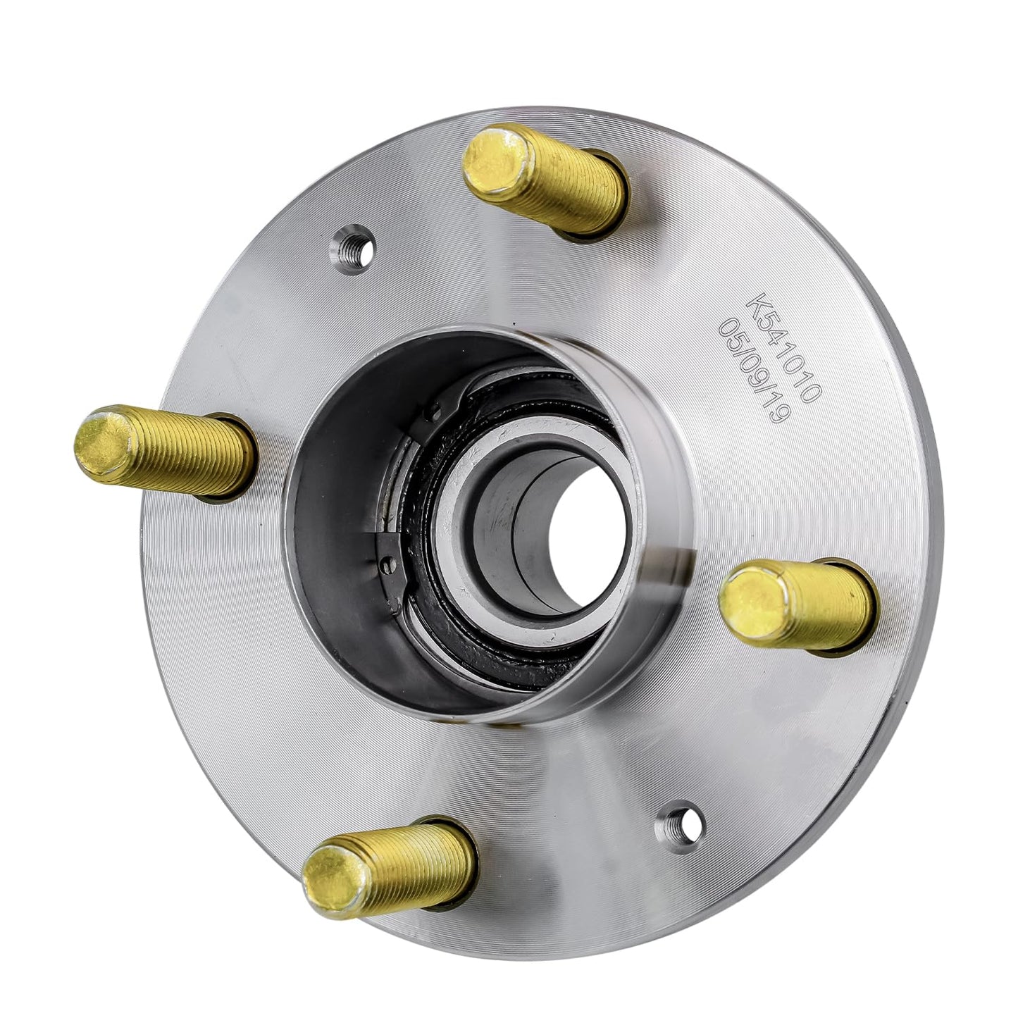 Detroit Axle - Rear Wheel Bearing and Hub Assembly with 4-Lug for Chevrolet Aveo 2004-2011, Aveo5 2007-2011, Suzuki Swift+ 2004-2007, Pontiac G3 2009-2010, Pontiac Wave 2005-2008, Non-ABS