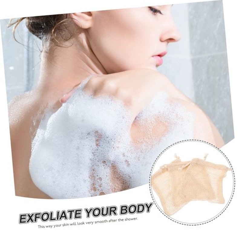 Beavorty 24 Pcs Soap Storage Bag Linen Soap Exfoliating Soap Bar Soap Net Bag Cleaning Soap Body Bar Soap Foaming Bag Saver Pouch Making Meshes Cleansing Bath Wipe Cotton Linen
