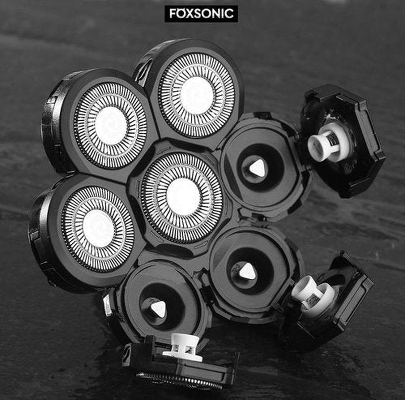 FOXSONIC 7 Blades for Head Shaver Replacement Heads 7 Heads for Many Main Brands Electric Shaver Razor Bald Men Head Shaver Blades