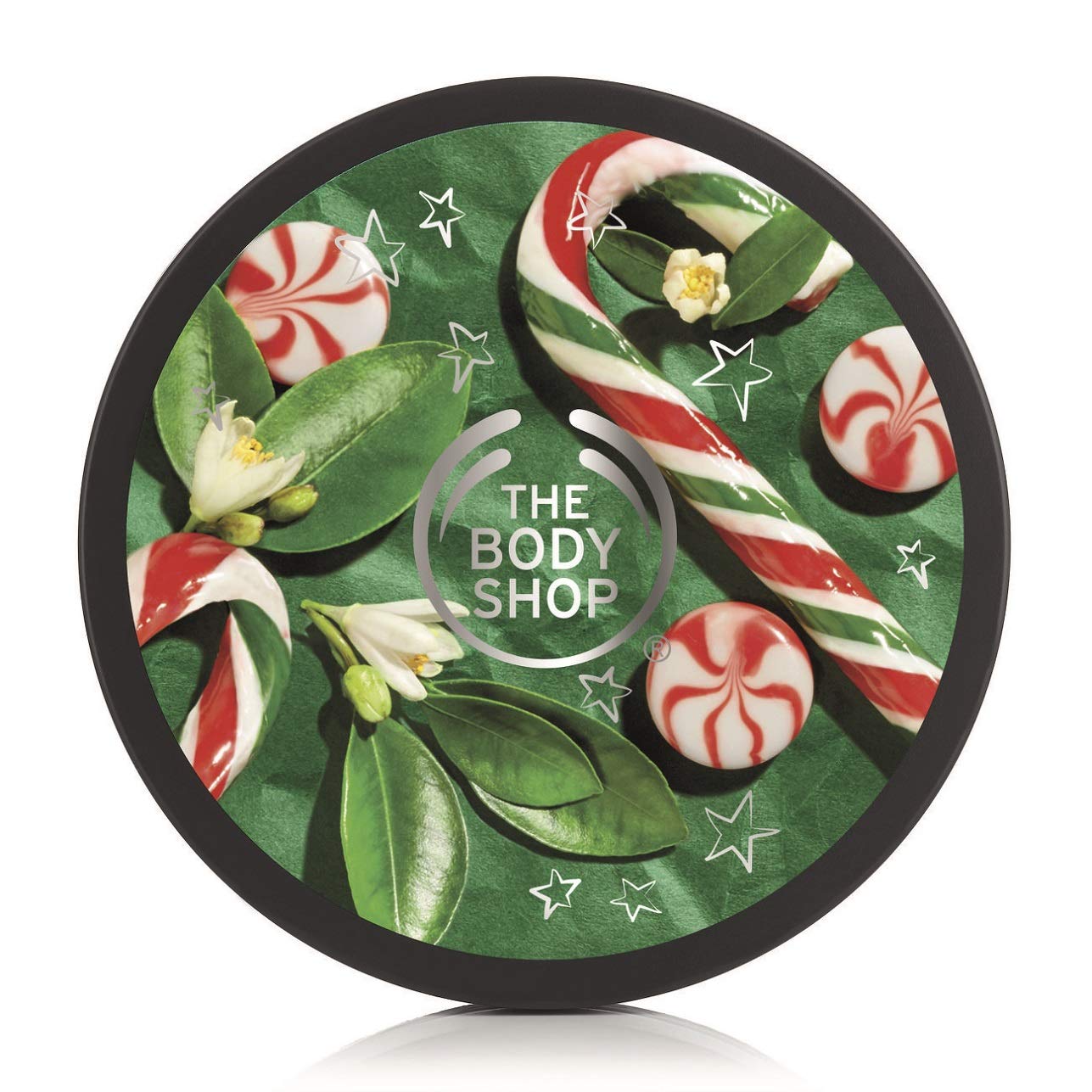 The Body Shop Peppermint Candy Cane Body Butter, 6.75 Oz