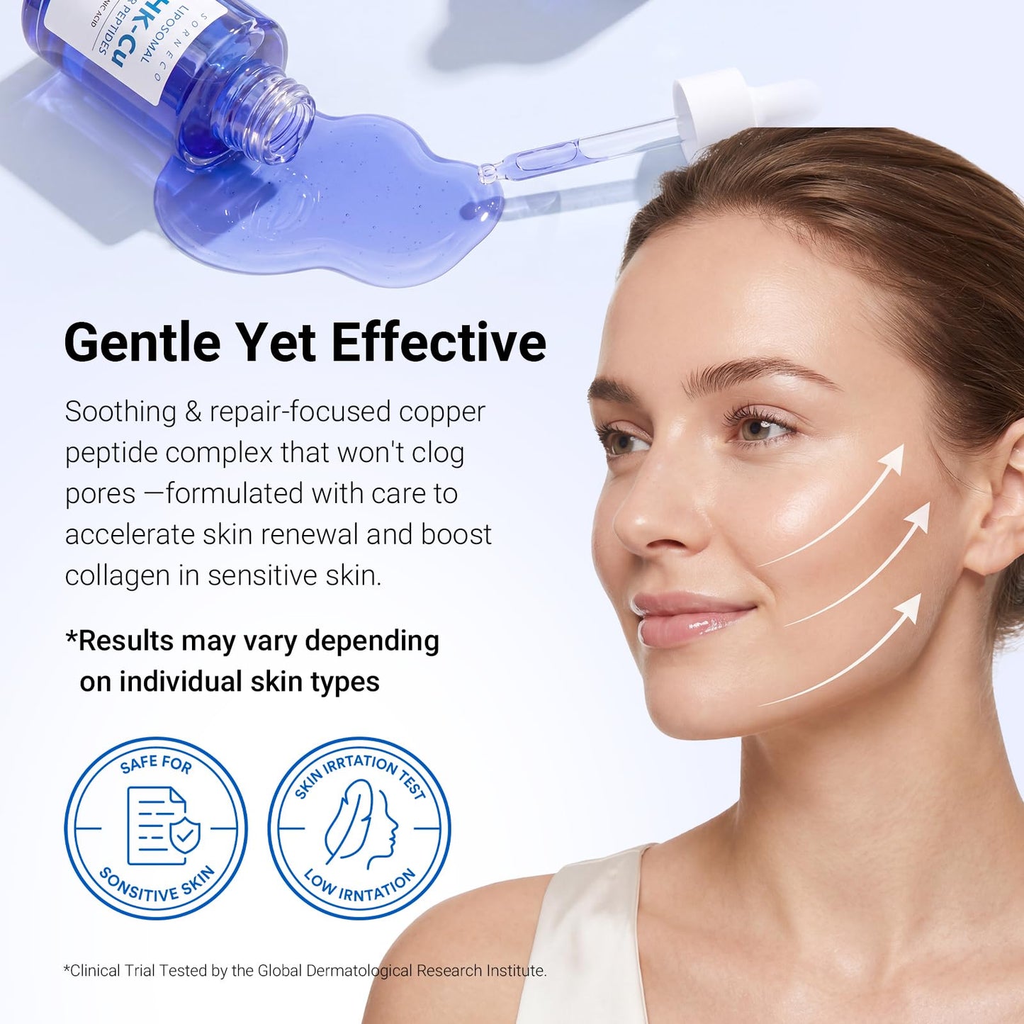 Copper Peptides Serum for Face with Liposomal 2% GHK-Cu, PDRN, Multi-Peptide & Hyaluronic Acid - Advanced Korean Anti-Aging Serum for Fine Lines, Firming, Skin Elasticity- 1 Fl Oz