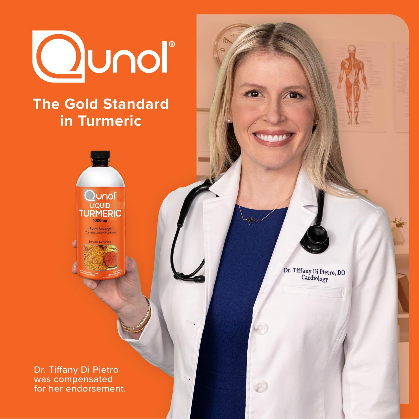 Qunol Liquid Turmeric 1000mg, Black Pepper Enhanced Absorption, 40 Servings