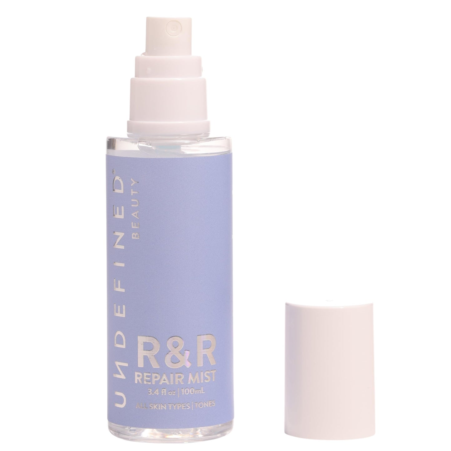 Undefined R&R Repair Mist Hypochlorous Acid Spray to calm inflammation, improve texture, increase hydration and balance; travel friendly size 3.4oz