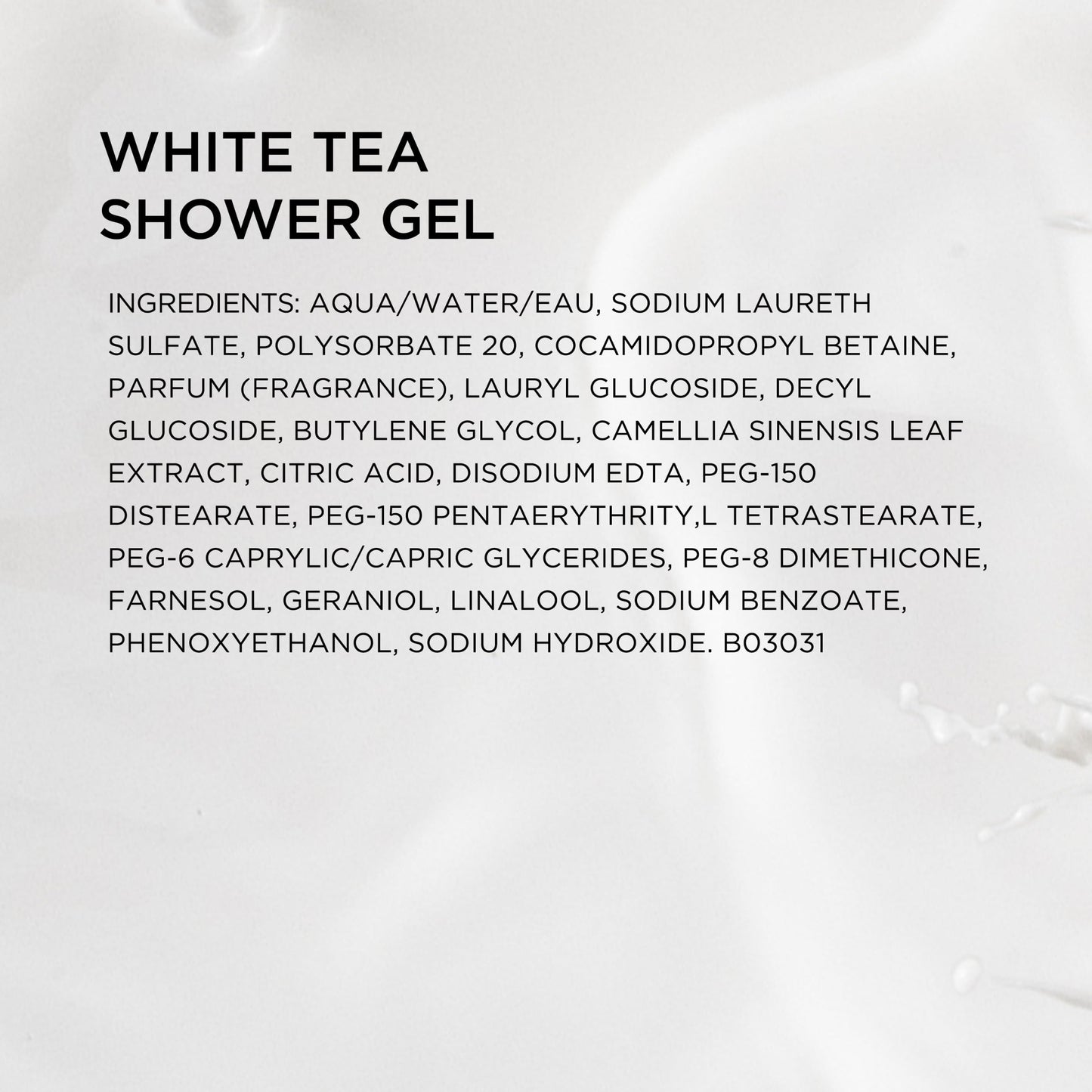 Elizabeth Arden White Tea Pure Indulgence Bath and Shower Gel, 13.54 fl oz