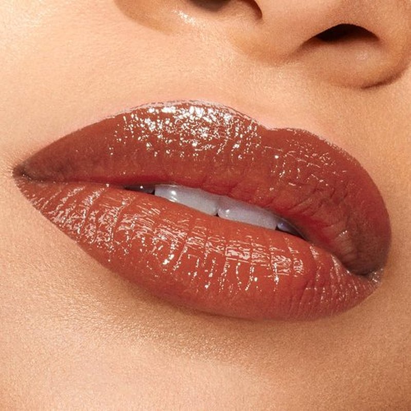 Estée Lauder Pure Color Explicit Long-Lasting Slick Shine Slim Lipstick, 0.02 Ounce, 902 Call 555