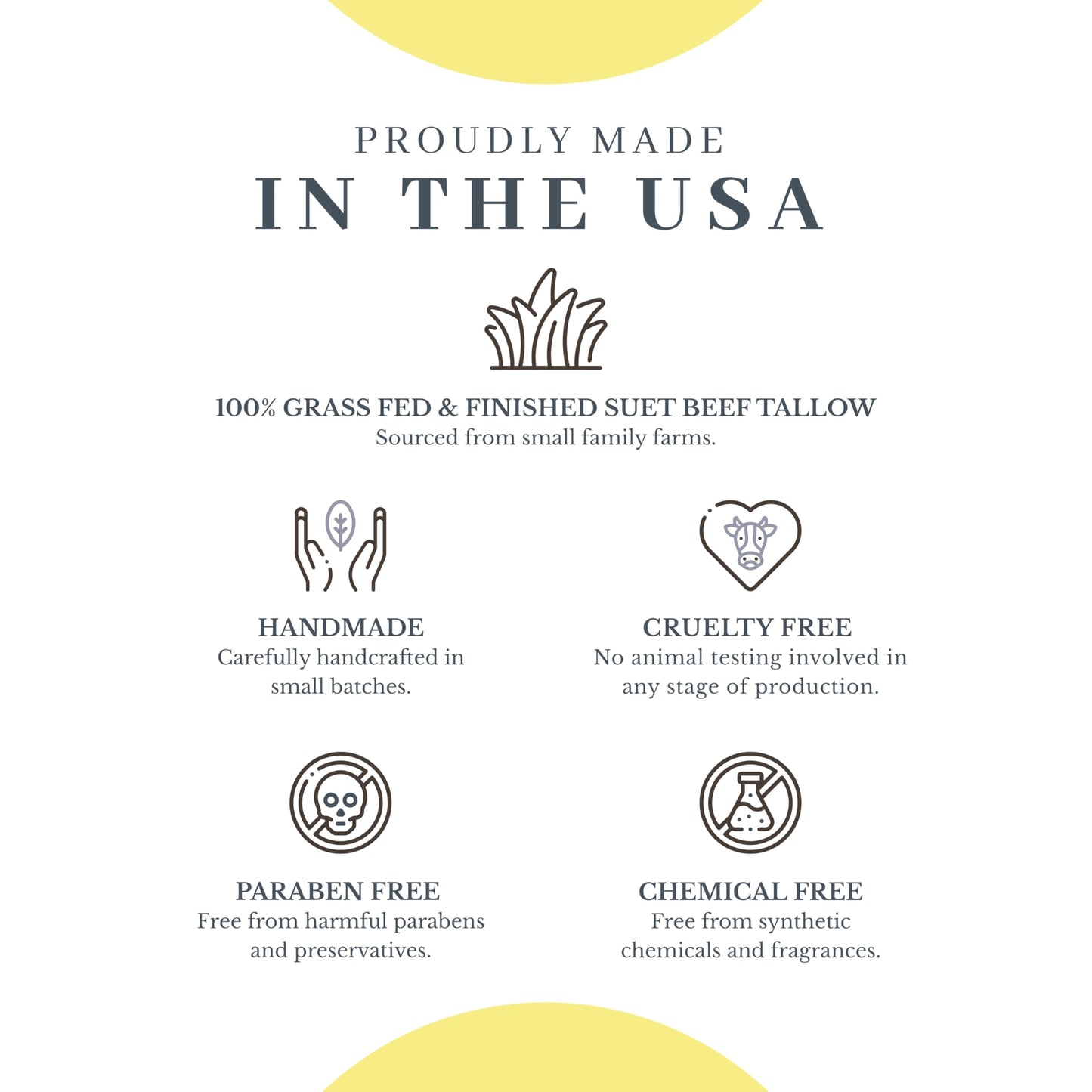 Vanman's - Tallow and Honey Balm With No Added Scent Jumbo - Beef Tallow Face Moisturizer with Grass-Fed/Finished Beef Tallow for Skin, Organic Raw Honey and Beeswax, Cold Pressed Olive Oil - 6.3 oz
