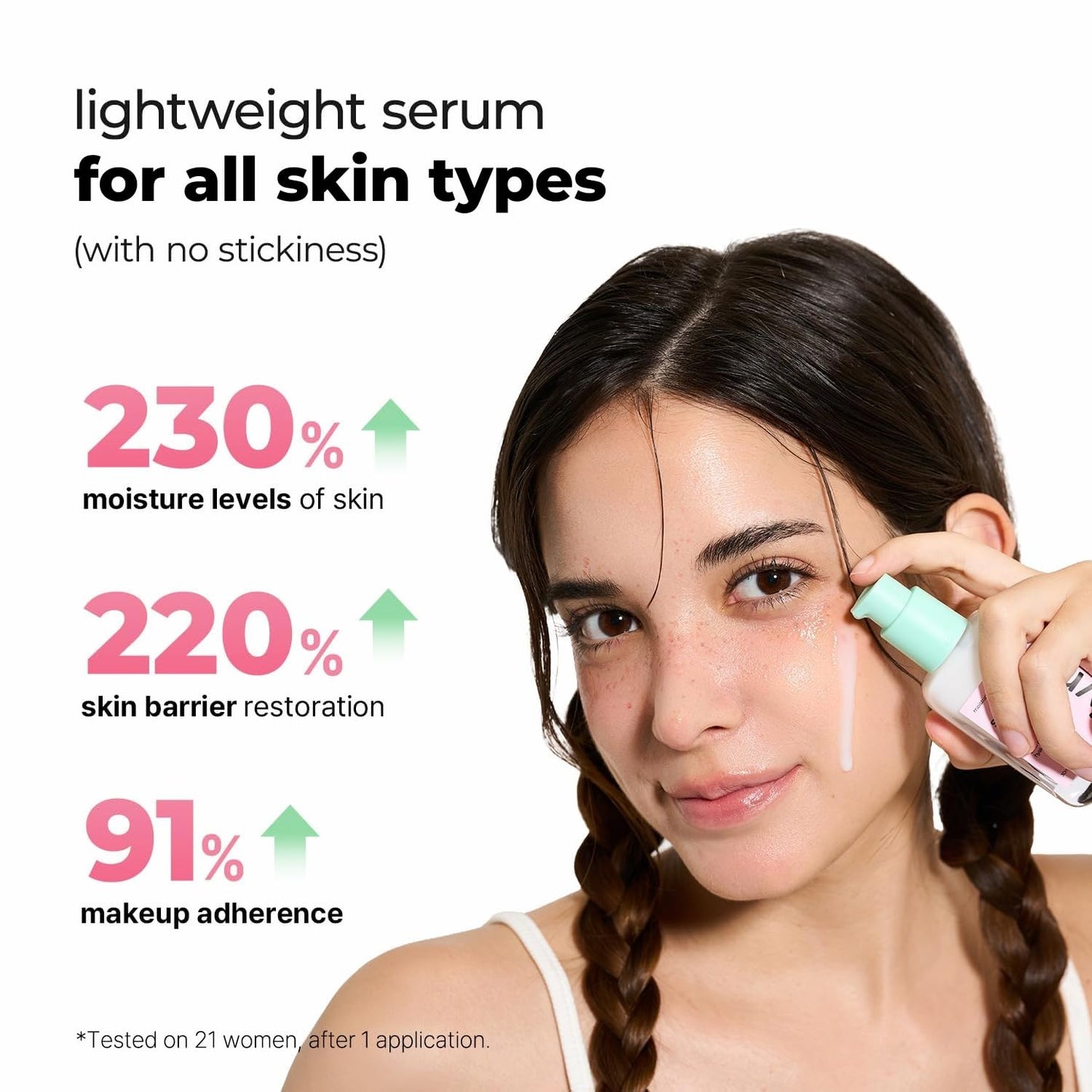 fvrts Hydrate Me! Ceramide Serum with Hyaluronic Acid for Barrier Support & Makeup-Ready Skin, Deep Hydration, Lightweight Non-Greasy Formula, Vegan Korean Skincare, Su Boon Jo Serum