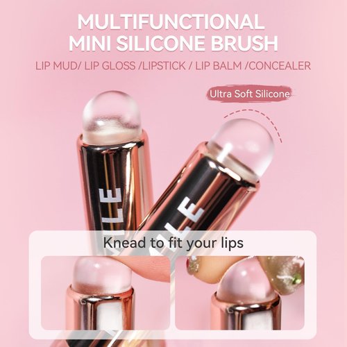 Lip Pudding Pot, Lip & Cheek Blurry Pudding Pot, Blurring Makeup Blush, Buildable Lightweight, Multi-Use Soft Matte Velvet Finish,With A Lip Pudding Pot Brush (05 cupid)
