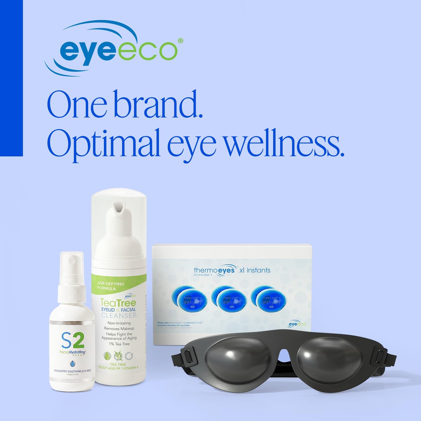 EyeEco Eyeseals Hydrating Sleep Mask, Charcoal - CPAP Compatible