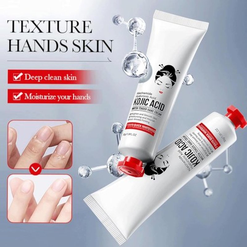 Sadoer Kojic Acid Hand Cream,Kojic Acid Hand Cream,Sadoer Kojic Acid Cream,Kojic Acid Face Cream (Hand+Face Cream, 30g)