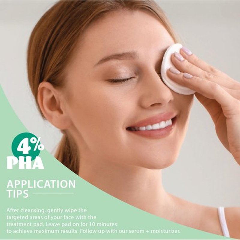 SoloVegan Mild Exfoliating Toner Pads, Serum, Blemish Patch, Cleansing Gel - Korean Skincare (1, PHA Toner Pads)