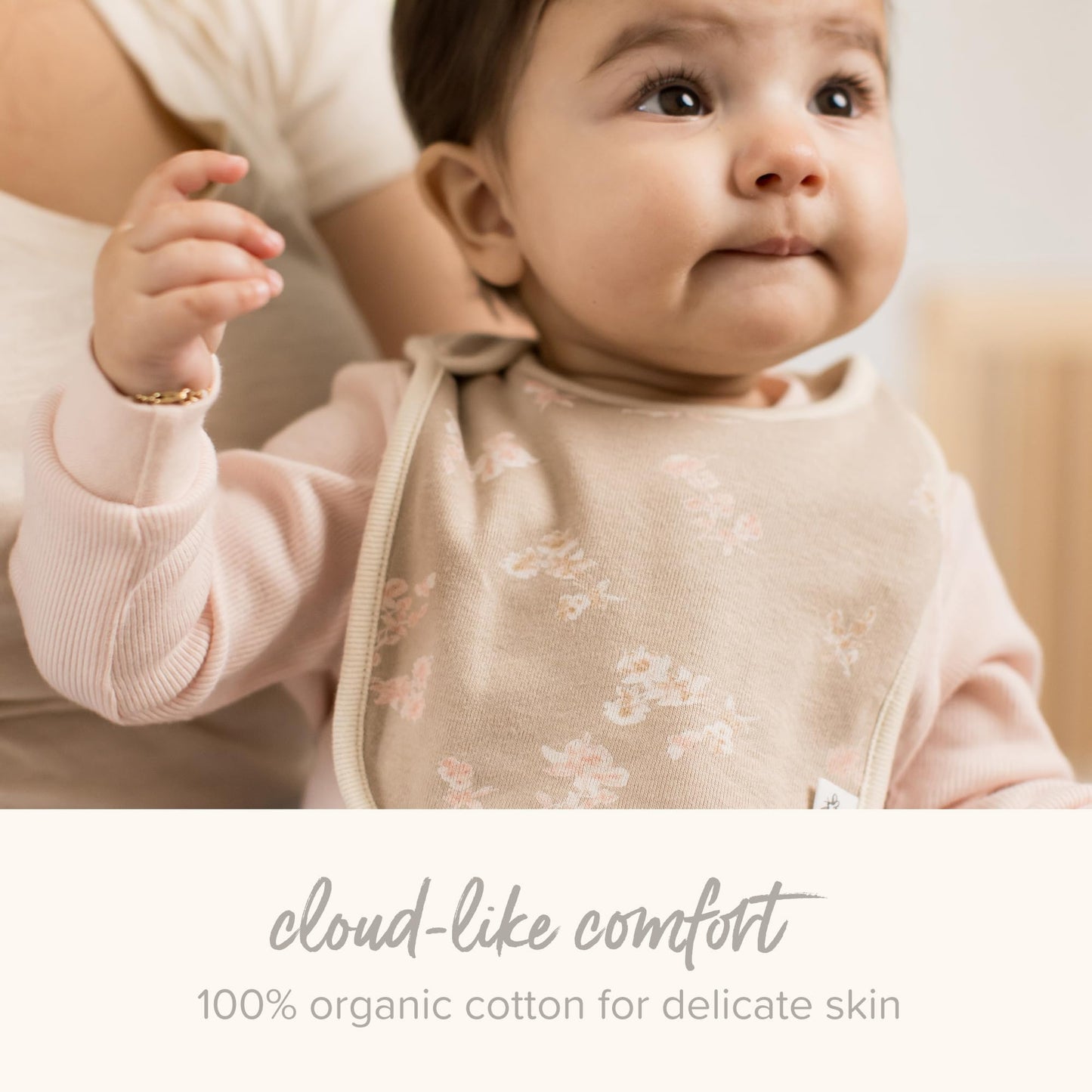 Burt's Bees Baby Bibs, Unisex 100% Organic Cotton Teething Drool Bibs
