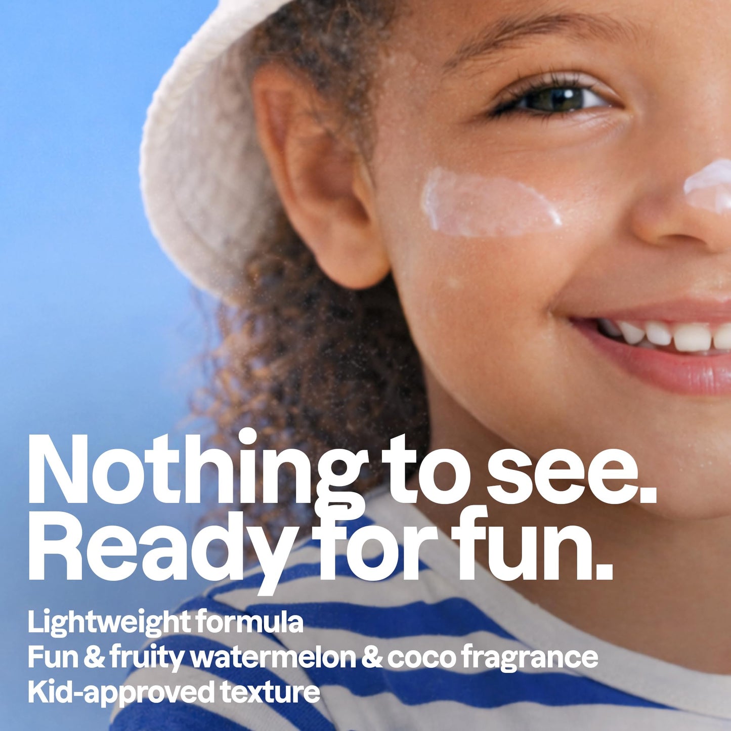 ATTITUDE Kids Mineral Sunscreen SPF 50, Broad Spectrum Zinc Oxide, EWG Verified, Mineral-Based, Non-Nano, Lightweight Cream for Face & Body, Gentle Formula, Watermelon & Coco Scent, 3 Oz