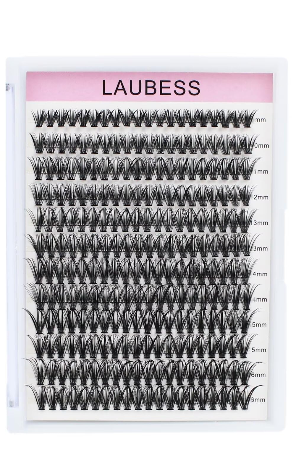 Lash Clusters Extensions 240pcs 40D DIY Eyelash Extension Long Individual Lashes Natural Look Faux Mink Cluster Lashes C Curl Mixed Length (40D-0.07C-9-16mm)
