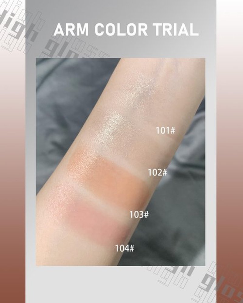 Kaxier Water Glow Highlighter Makeup, Highlighter Stick for Face Makeup, Korean Makeup, Smooth & Lightweigh (03#, 0.21 oz (6g))