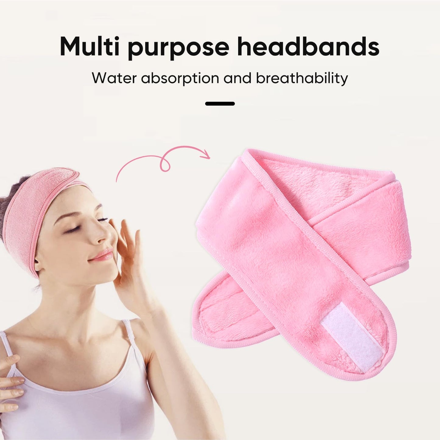 BOYYJING Hot Compress Face Towel Mask Set,Reusable Cold Hot Towel Beauty Skin Care Mask for Open Pores and Increase Blood Circulation,Also Spa Headband and Disposable Plastic Facial Mask.