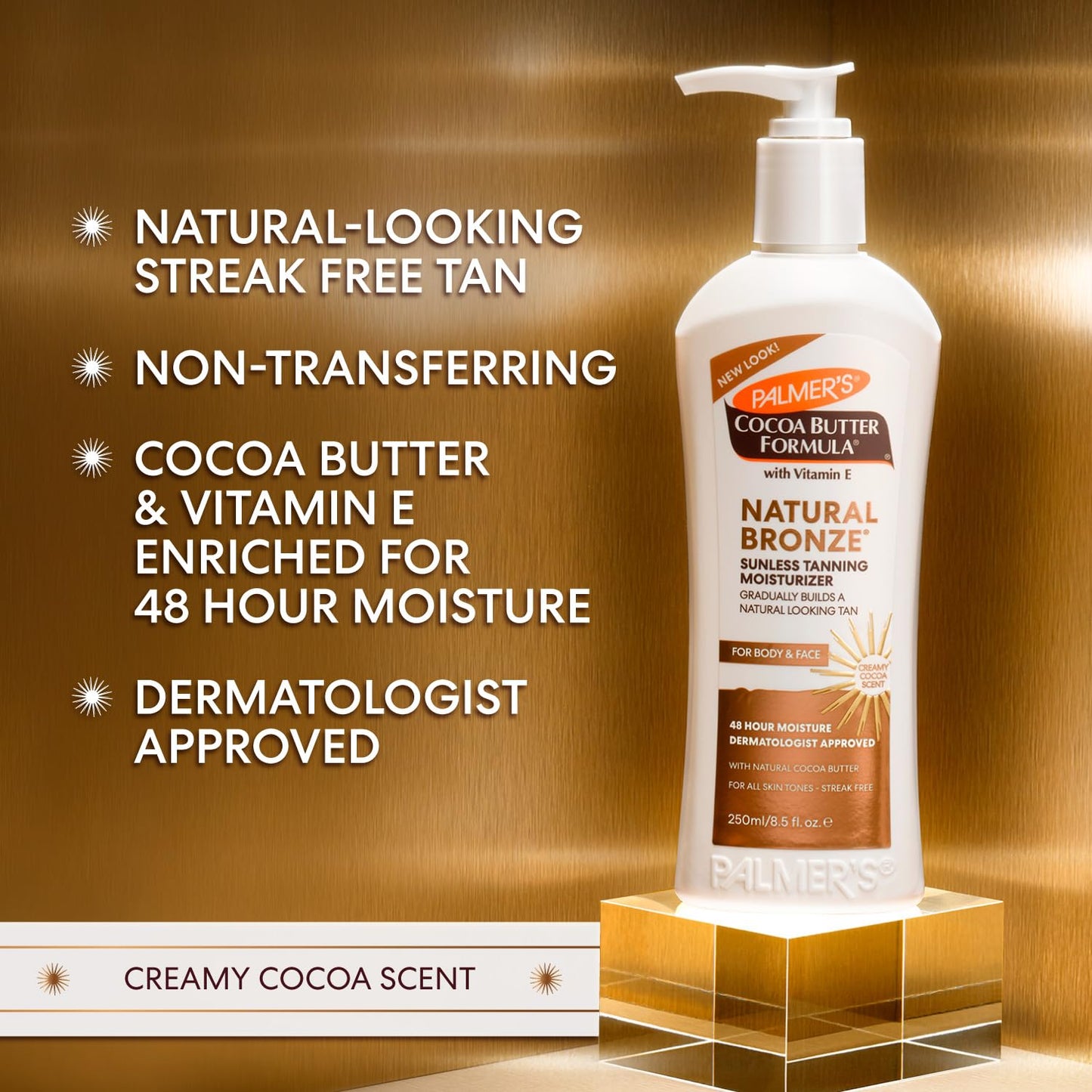 Palmer's Cocoa Butter Formula Natural Bronze Body Lotion, 8.5 Ounces (Pack of 3)