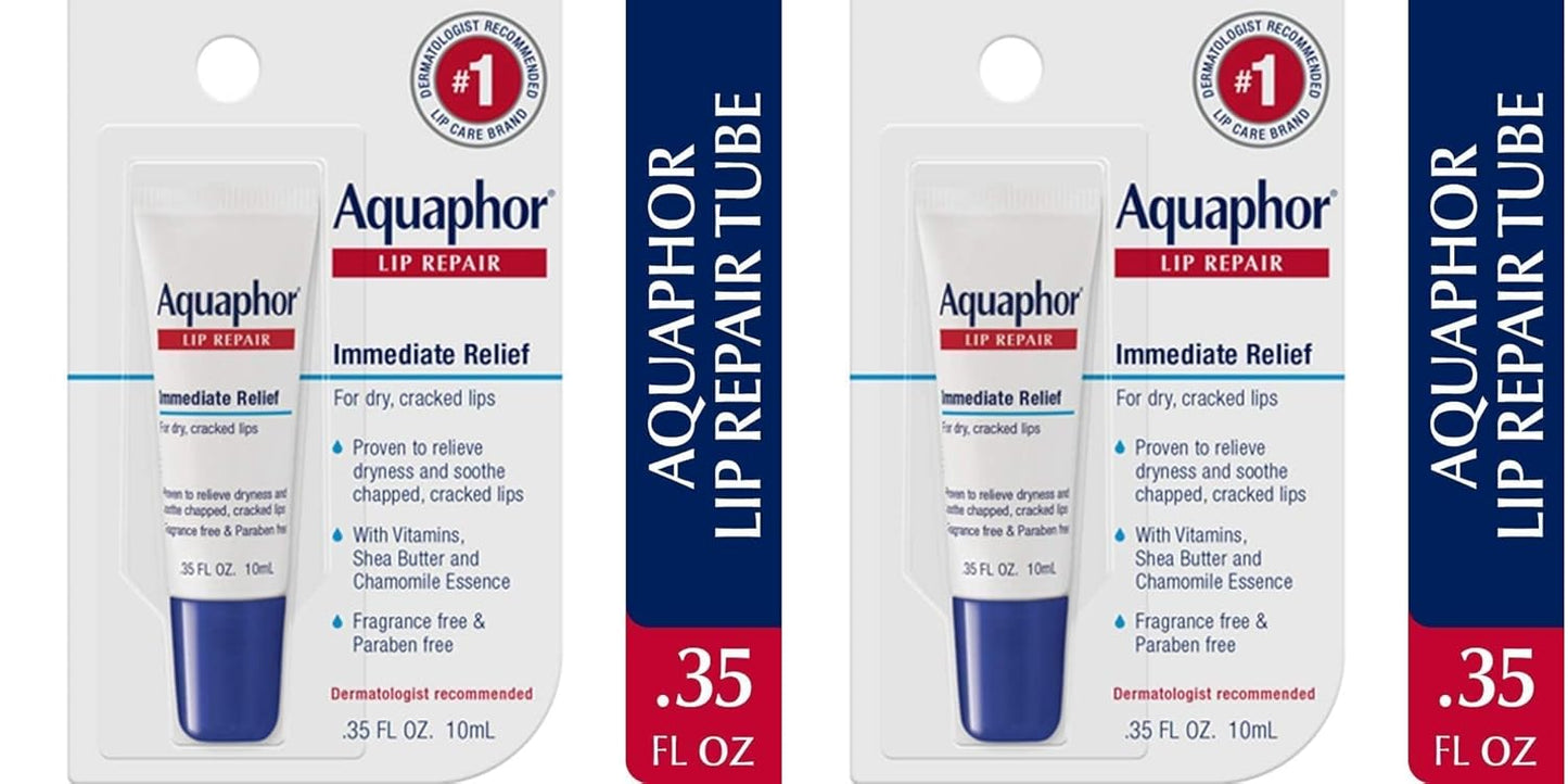 Aquaphor Lip Repair, 0.35 Fl Oz, Pack of 6