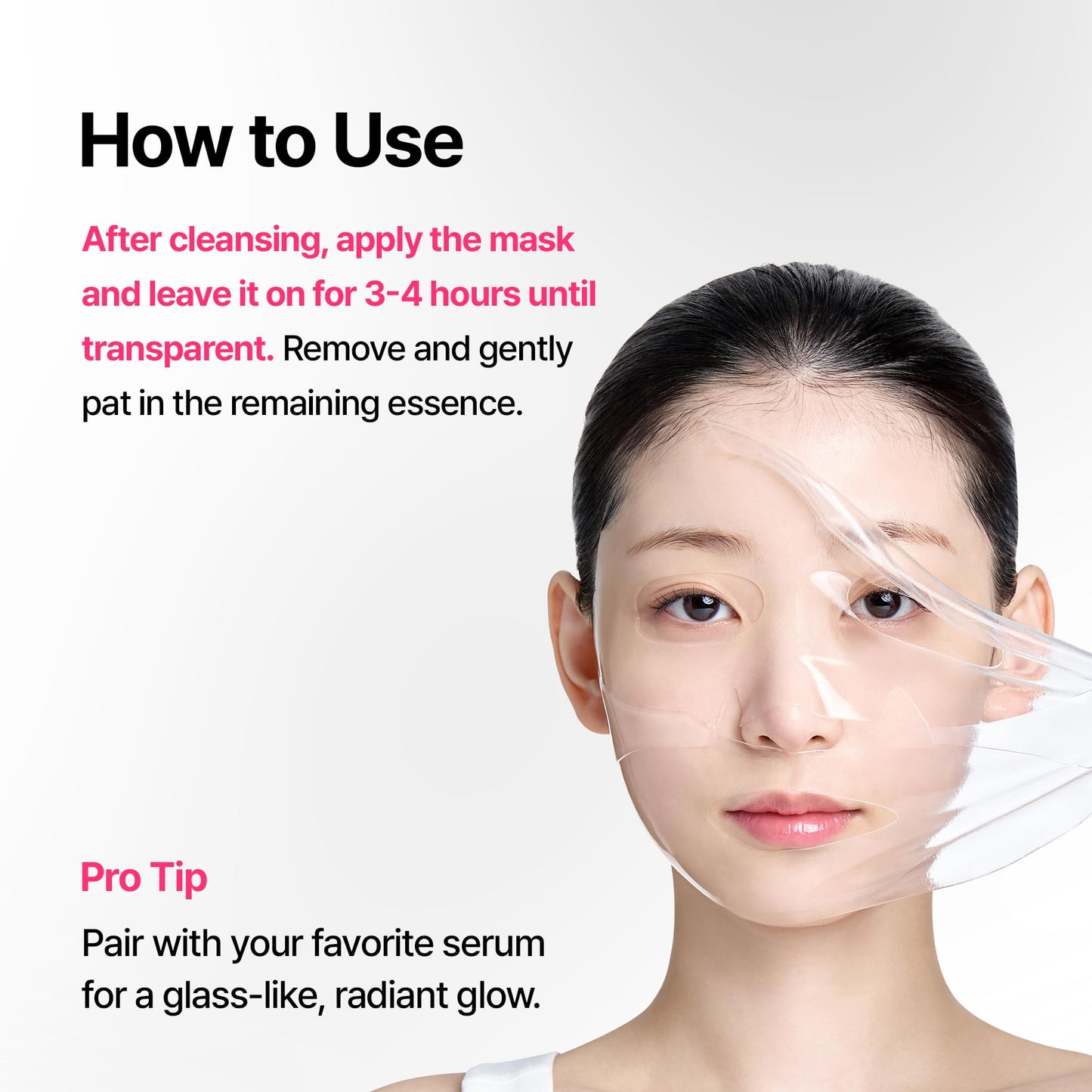 from medi+ Nano Step Collagen Melting Mask, Hydrating Overnight Hydrogel Mask, Glass Skin, Skin Firming & Radiance Boost, Plumping Improvement, Korean Skin Care, Gifts for Women, 4ea
