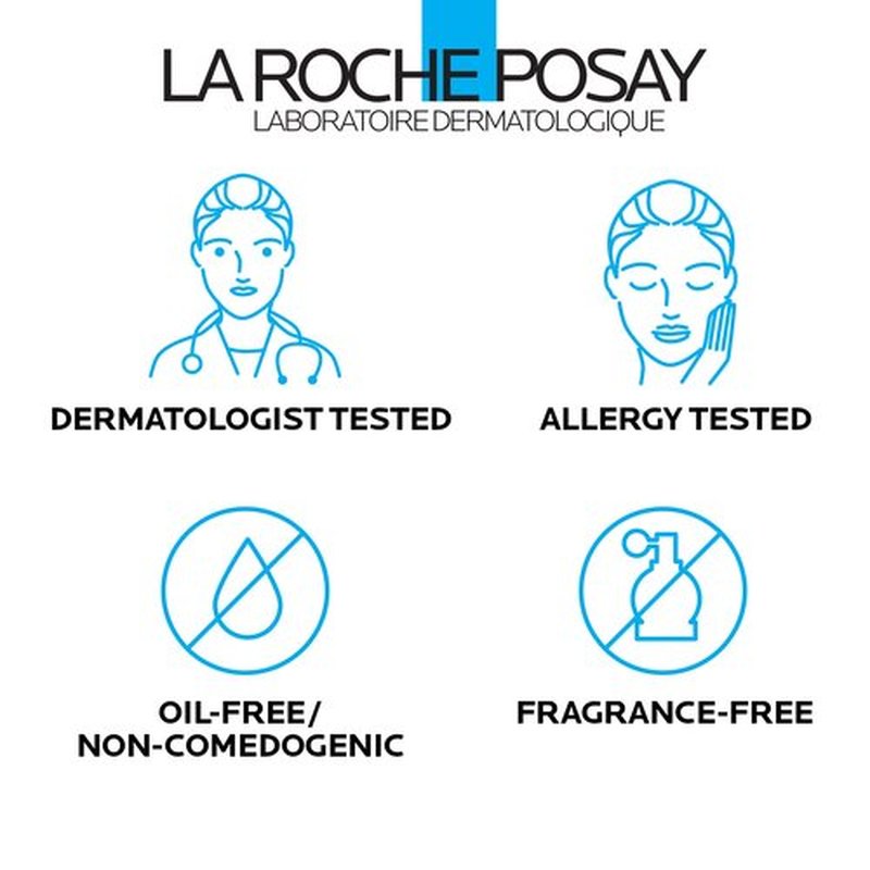 La Roche-Posay Skin Care Set Anthelios Tinted Sunscreen SPF 50 & Travel Size Toleriane Hydrating Gentle Cleanser, Tinted Mineral Sunscreen with Titanium Dioxide & Gentle Face Wash, Gift Set