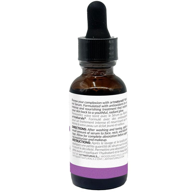 Retinol Serum for Face - Anti-Aging & Skin Repair with Vitamin C & Hyaluronic Acid | Night Therapy (1 Fl Oz / 30ml)