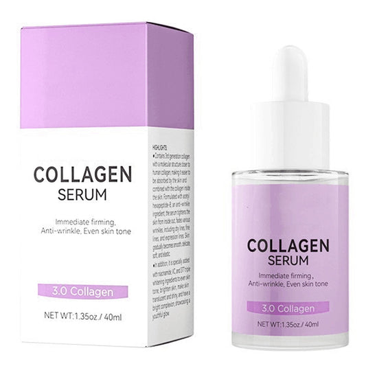 Collagen Serum For Face, Collagen Face Serum For Skin Tightening Helps Lift, Plump, & Firm Sagging Skin, Serums For Skin Care, Anti Wrinkle 1.35 Fl Oz