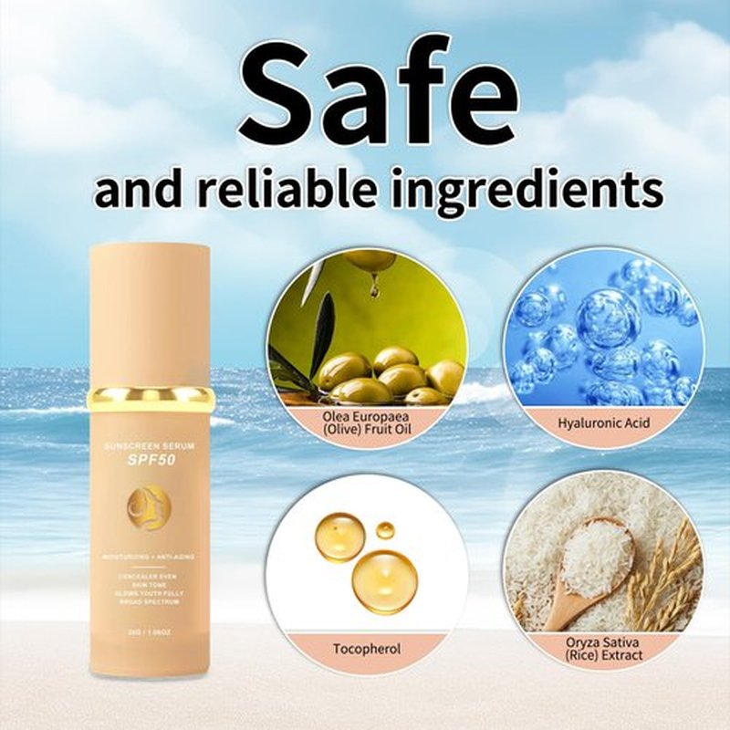 Biological Mimic Foundation 4 in 1 - Medium Spectrum with SPF 50+, Hydrating Color Changing Foundation Light Spectrum,Waterproof Foundation Create Natural Makeup (1pcs, 1oz)