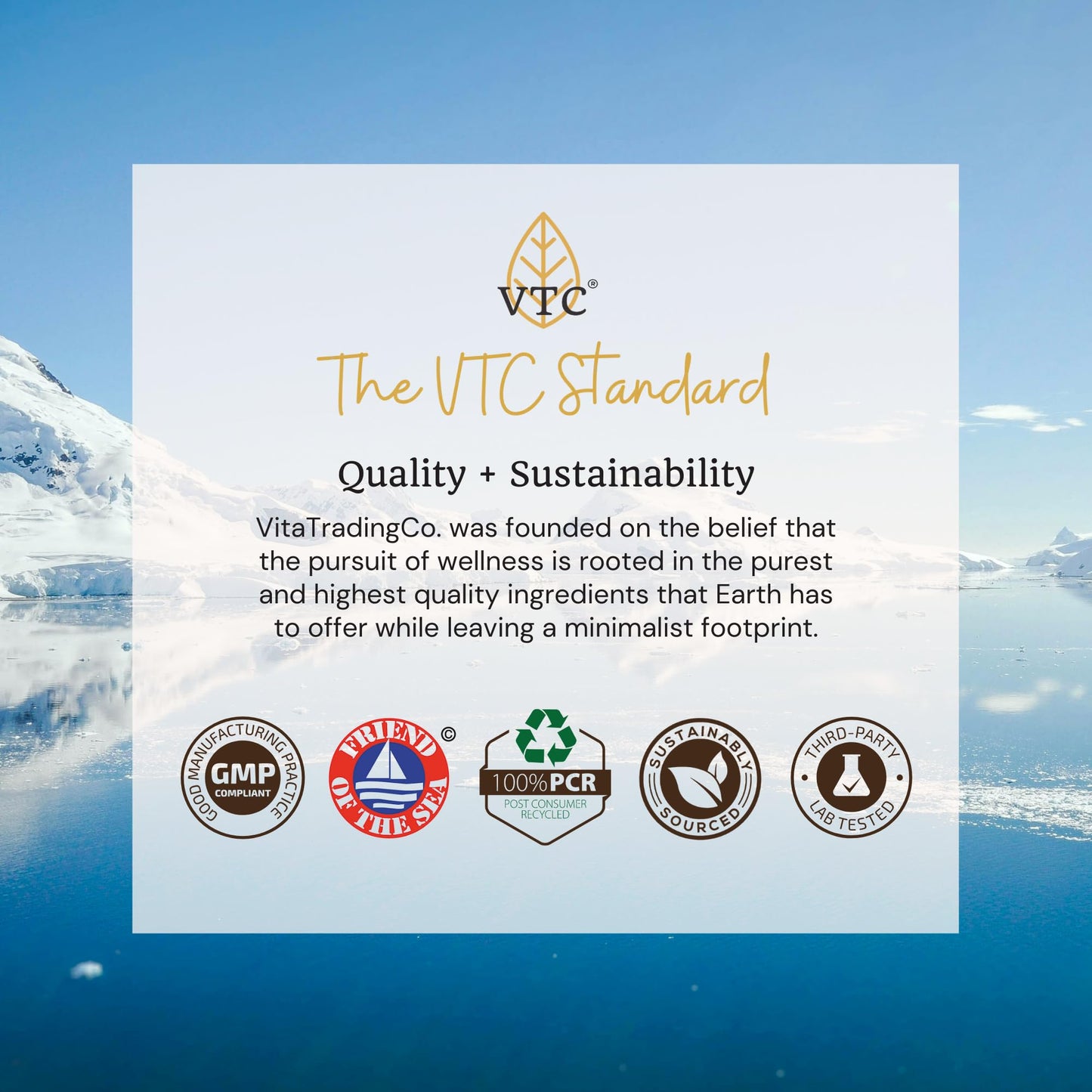 VTC VitaTradingCo. Krill Omega-3 Oil Supplement | 100mg Pure Antarctic Neptune Krill Oil (NKO) | EPA & DHA Astaxanthin | Brain, Heart, Joint & Eye Support | 60 Softgels