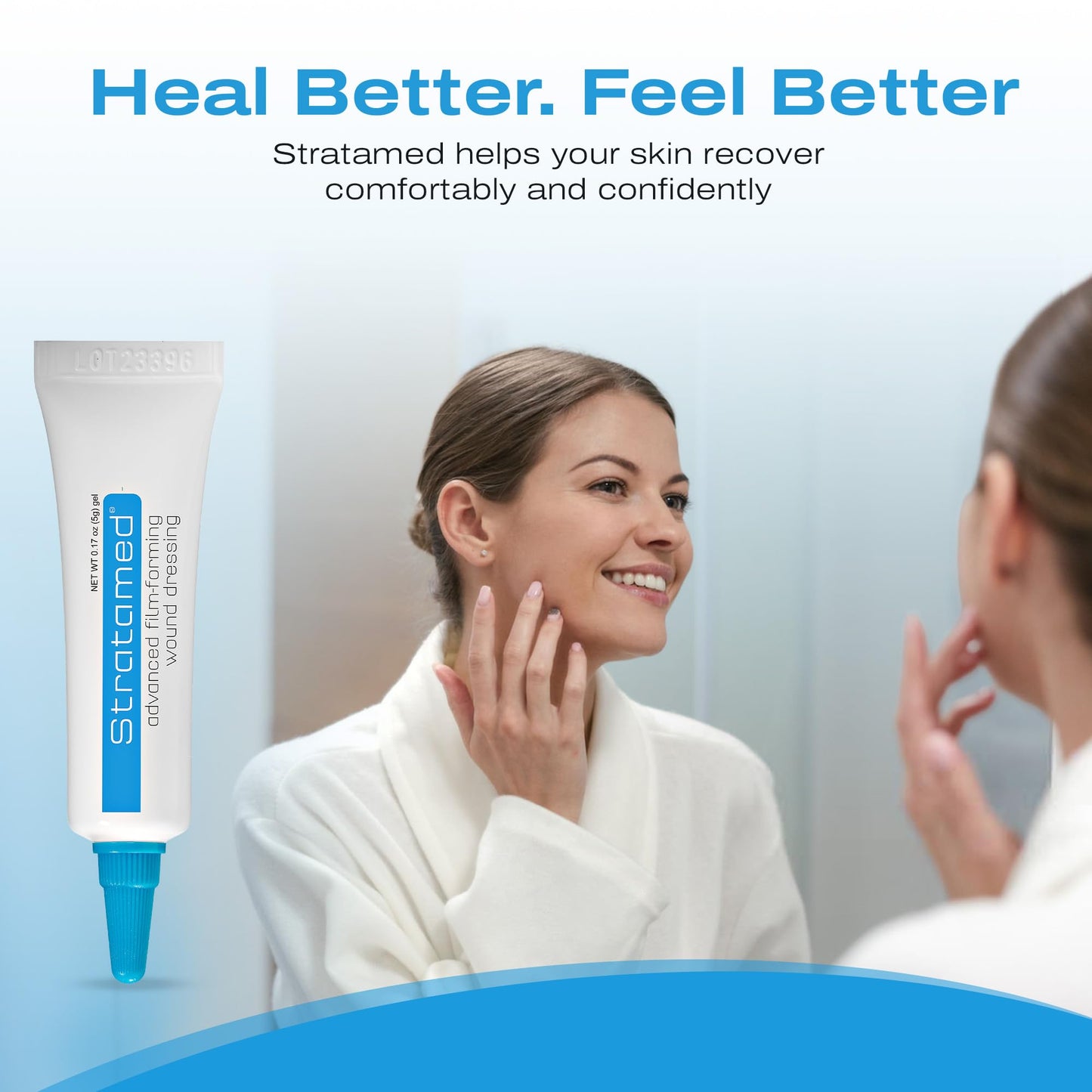 Stratamed Advanced Film-Forming Wound Dressing | Forms a Flexible Protective Layer Over Open Wounds & Damaged Skin | for Faster Healing and Early Abnormal Scar Management | 5g (0.17oz)