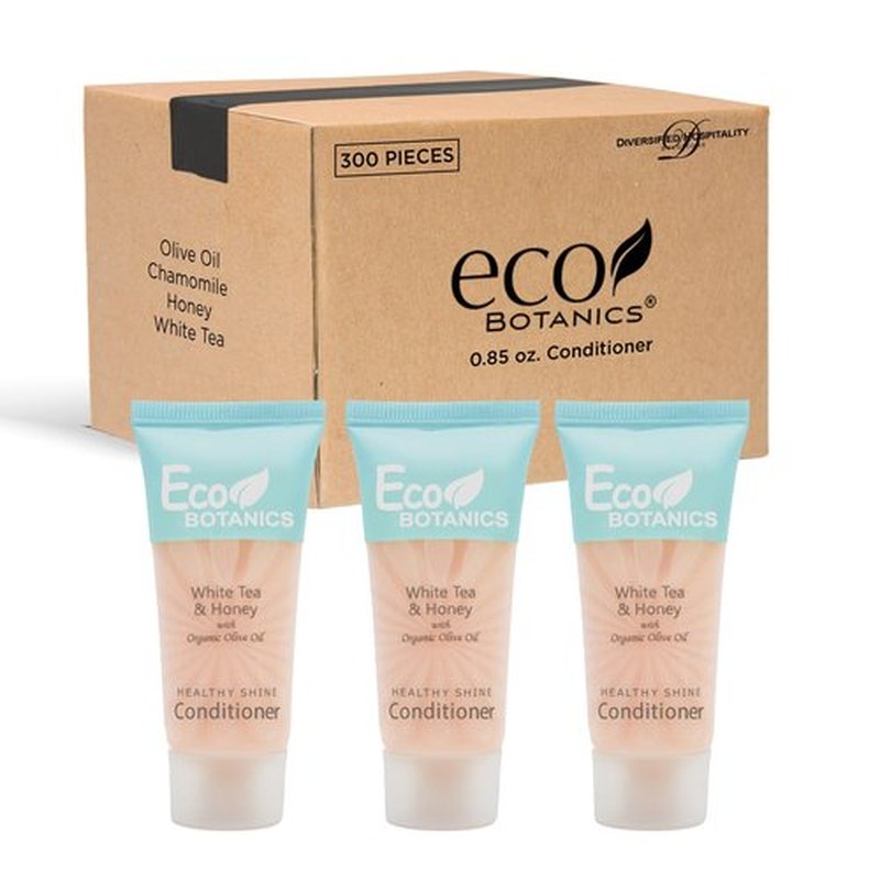 Eco Botanics Travel-Size Hotel Conditioner, 0.85 oz. (Case of 300)