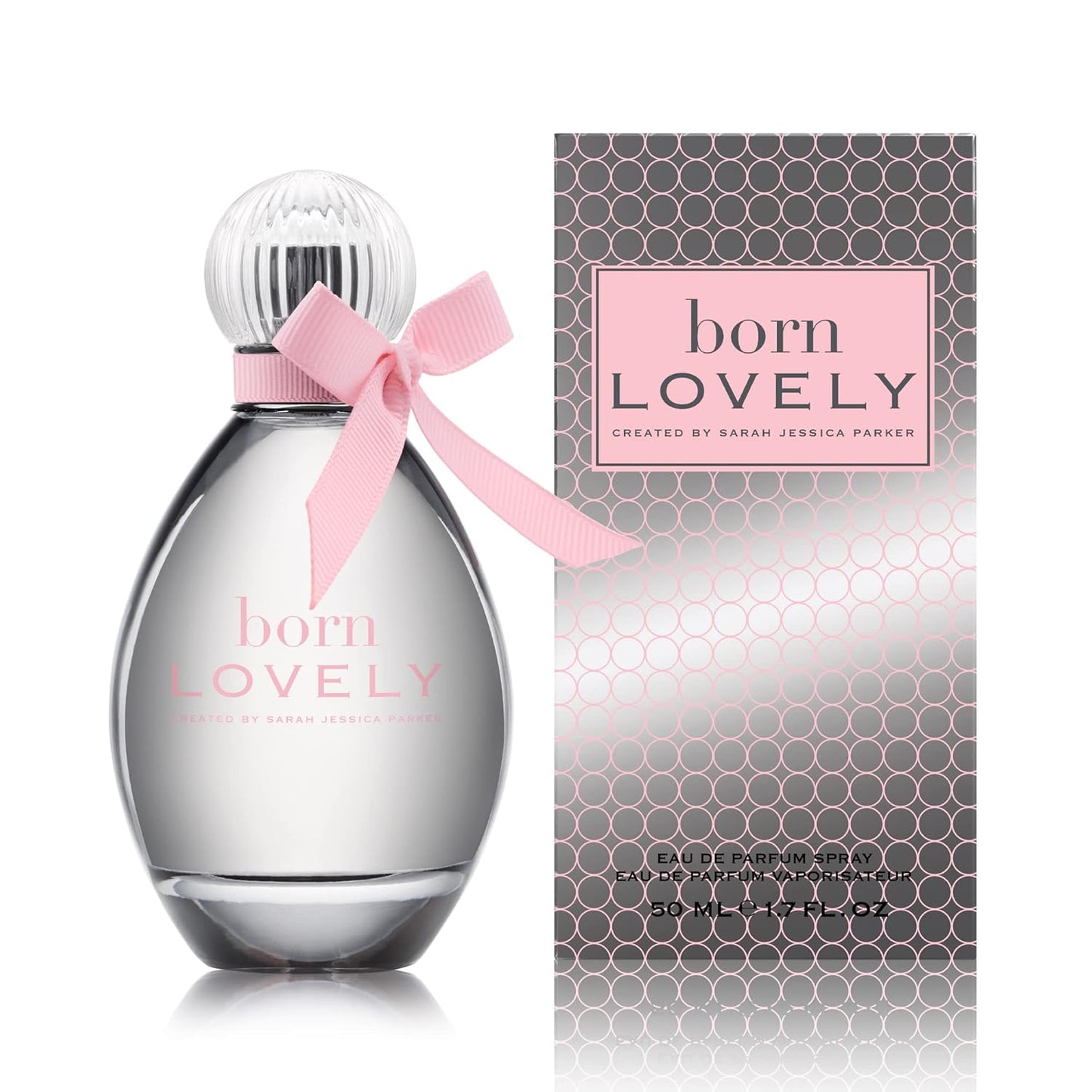 SJP Born Lovely Lush, Sweet, Elegant Amber Floral Eau De Parfum Spray Fragrance for Women - Mandarin, Peony, Honeysuckle, and Freesia - Intense, Long Lasting Scent - 3.4 oz
