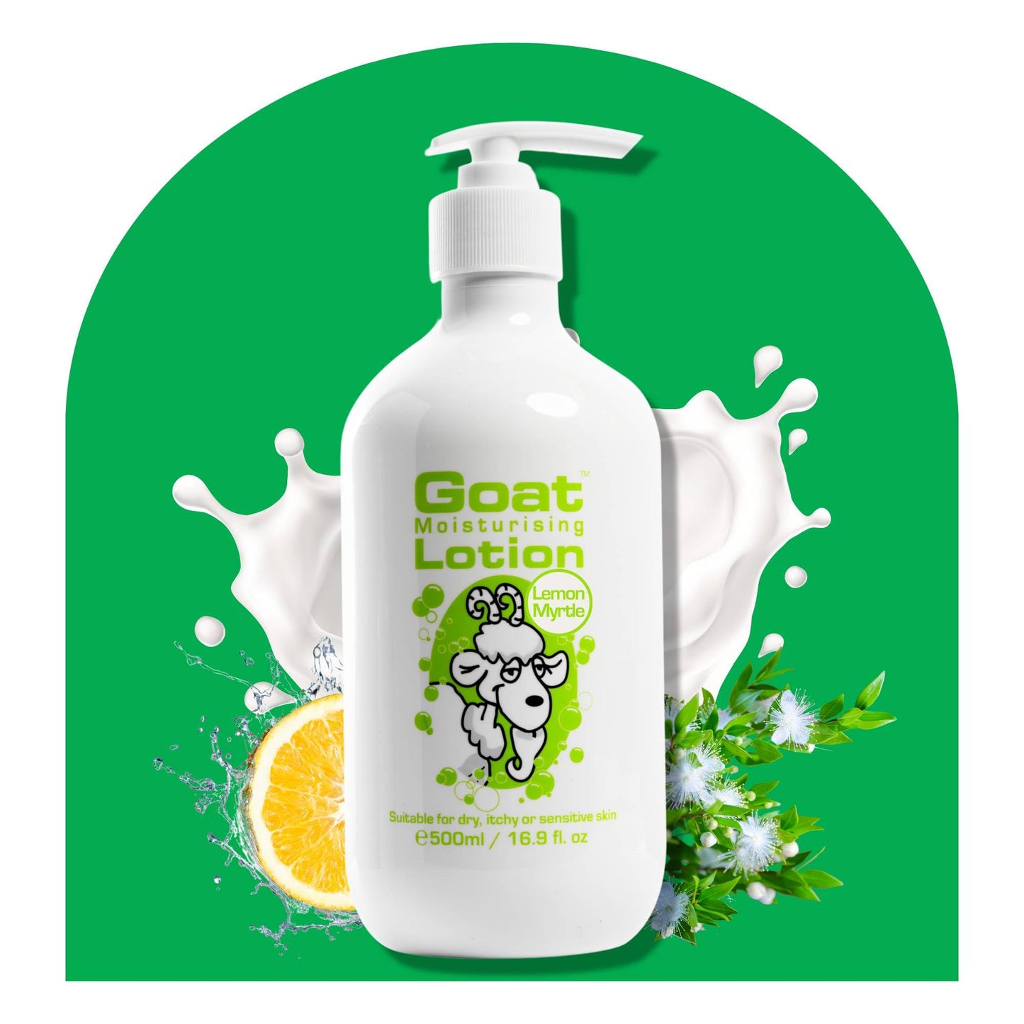 Goat Milk Moisturizing Lotion 500ml - Lemon Myrtle
