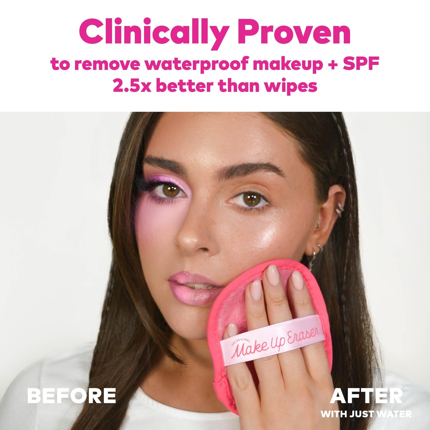 The Original MakeUp Eraser 7-Day Set, Erase All Makeup with Just Water, Including Waterproof Mascara, Eyeliner, Foundation, Lipstick, Sunscreen, and More! Farmers Market 7ct