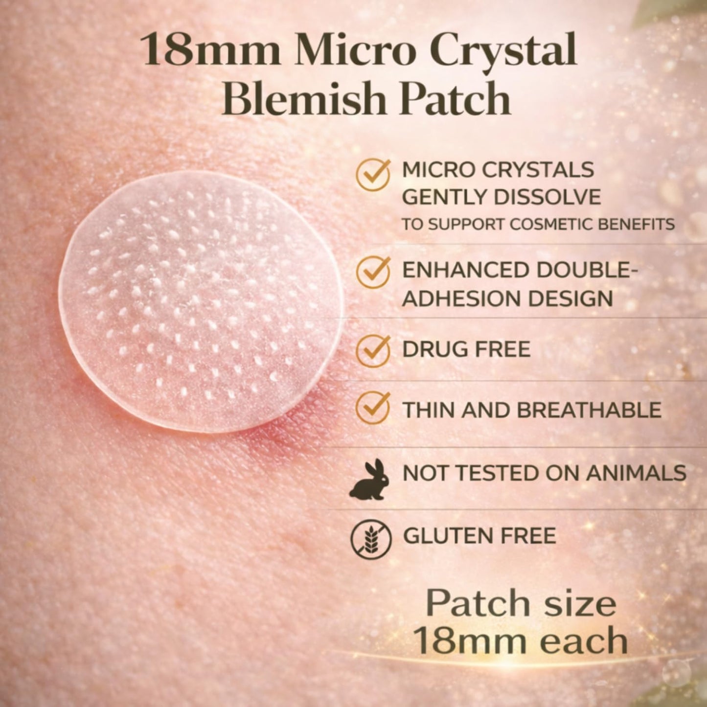 ivoryloom Microdart Spot Patch | Targeted Blemish Care with Salicylic Acid, Azelaic Acid, Niacinamide and Willowherb | For Early-Stage Blemishes | 8 Patches